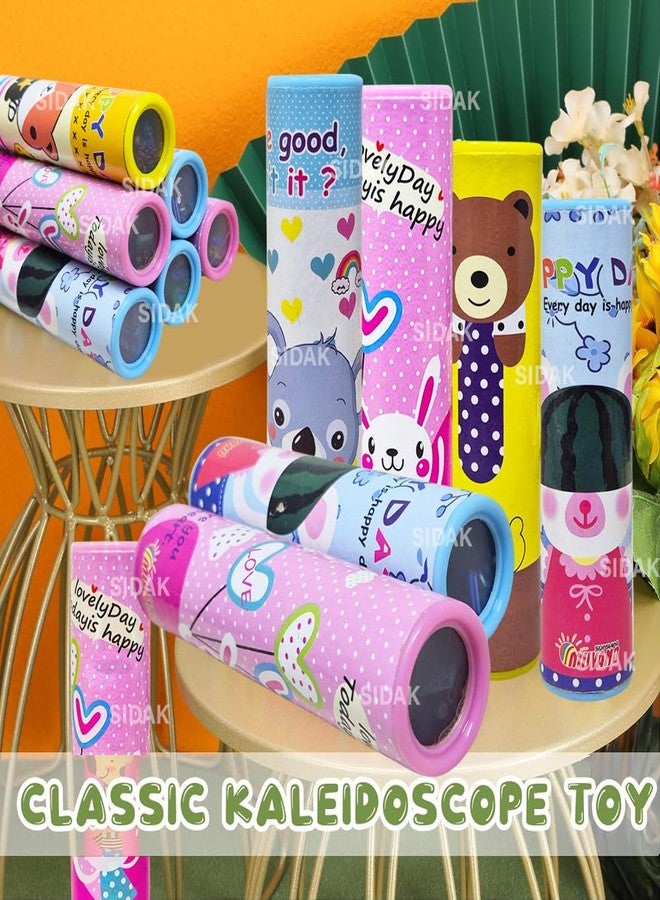 SIDAK 12PCS Fun Magical Kaleidoscopes, Birthday Party Return Gifts, Children Educational Science Toy, Goodie Bag Fillers for Classroom School Return Gifts Carnival Prizes(Assorted Design) (Multicolor) - Image 3